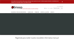 Desktop Screenshot of bissap.es